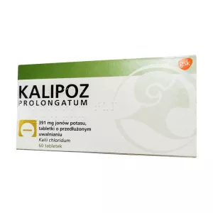 Калипоз пролонгатум (аналог Кальдиум) табл. 750мг (391мг К+) №60