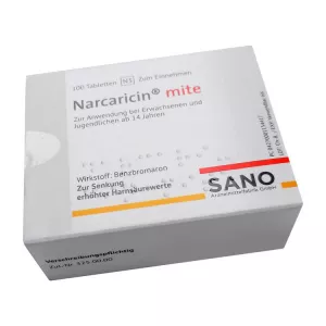 Бензбромарон таб. Narcaricin Mite 50мг №100