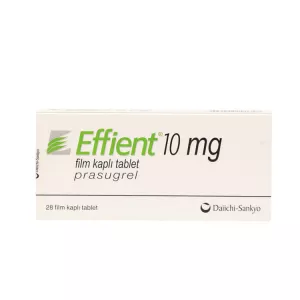 Эффиент 10мг №28 таблетки (Прасугрель)