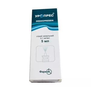 Уропрес спрей назальный 0.1мг/мл фл. 5мл