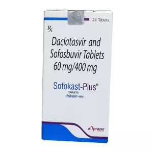 Софокаст Плюс (Sofokast Plus) Софосбувир+Даклатасвир Aprazer таб. 400мг+60мг №28