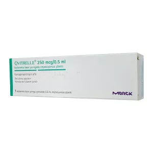 Овитрель раствор 250мкг/0,5мл (6500 МЕ) шприц №1