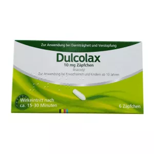 Дульколакс суппозитории рект. (Дульколакс свечи) 10 мг Германия №6