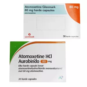 Атомоксетин 80 мг Европа :: Аналог Когниттера :: Glenmark / Aurobindo капс. №30