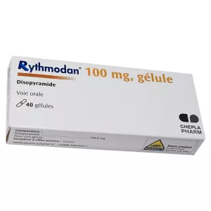 Ритмодан Дизопирамид капсулы 100мг №40
