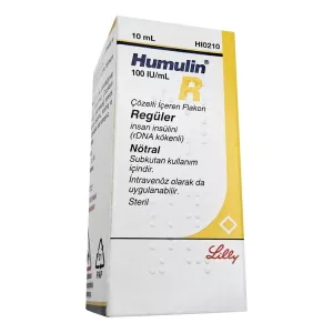 Хумулин Регуляр инсулин (Humulin-R) 100 МЕ/мл, р-р д/ин. 10 мл