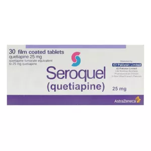 Сероквель 25мг таблетки №30