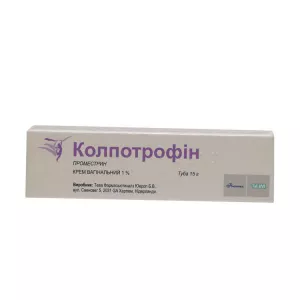 Колпотрофин вагинальный крем 1% 15г