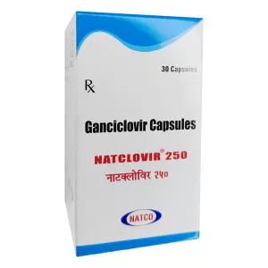 Ганцикловир таблетки (капсулы) Natclovir 250мг №30