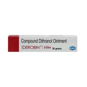Дитранол Derobin (аналог Миканол, Псоракс, Антралин) мазь 1,15% 30г