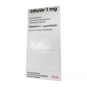 Интунив Intuniv ретард табл. 1мг N28