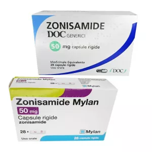 Зонисамид 50 мг Mylan Италия капсулы №28
