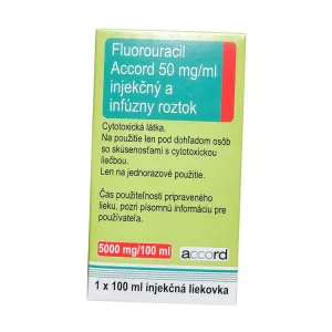 5-Фторурацил Accord (Евросоюз) концентрат для инъекц. раствора 5г : 50мг/мл 100мл №1