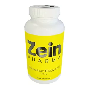 Магний хелат 893мг (бисглицинат) (375мг\\3 капс. чистого магния) Zein Pharma Германия №120