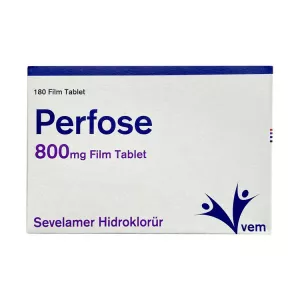 Перфозе Perfose :: Севеламер :: (полный аналог Ренагель, Селамерекс) таблетки 800мг 180шт.